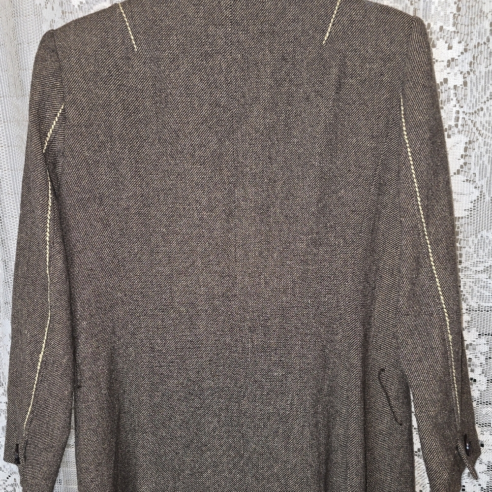 Vintage Spiegel Wool Blend Trench Coat. Womens 6P - Picture 13 of 16